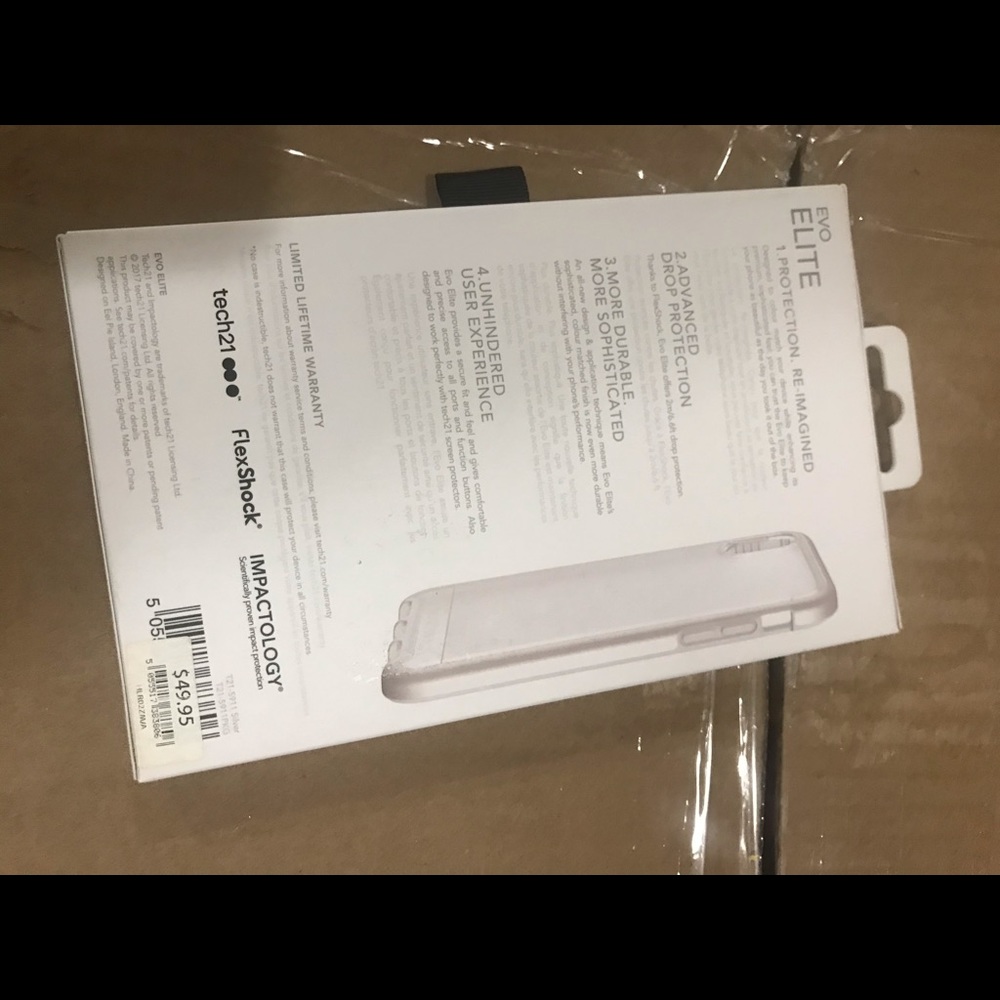Tech21 iPhone X case drop protection new in box